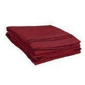 Cranberry pillowcases - Linens Wholesale