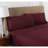Patrick Michelle Cranberry Sheet Set with corner straps - Linens Wholesale